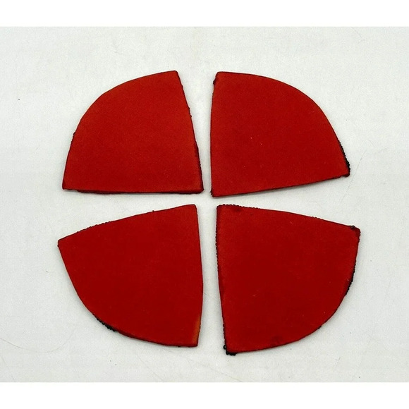 Set of 4 Vtg Summer Watermelon Beaded Drink Coasters Home Kitchen Decor - Picture 5 of 5